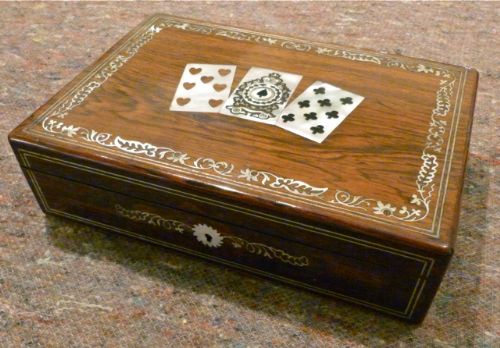 A Pretty Regency or William IV Games Box