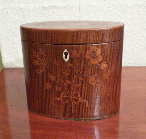 George III Oval Tea Caddy