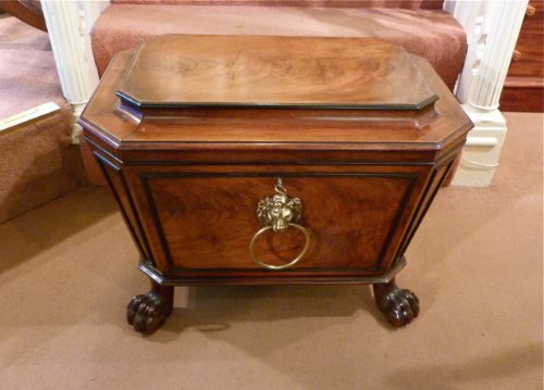 A Good Regency Period Sarchophagus Wine Cellarette