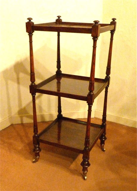 A Pretty William Ivth Three Tier "Whatnot"