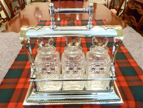 A Large and Very Fine Victorian Tantalus