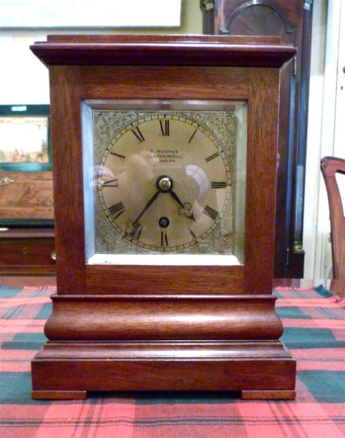 English Mahogany "Four-glass" Clock