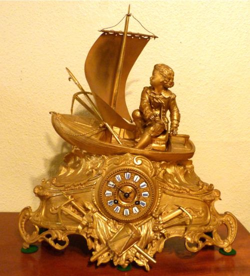 Fine Decorative French Mantle Clock