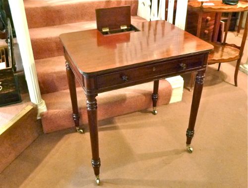 Mahogany Writing or "Chamber" Table by Gillows