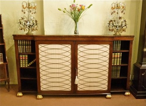 Regency Rosewood "Dwarf" Cabinet