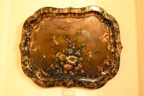 Large Victorian Papier Mache Tray