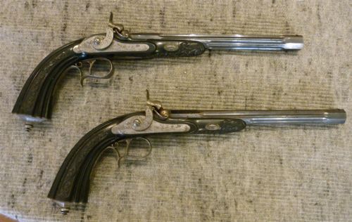 fig 1. SUPERB PAIR OF FRENCH CASED PISTOLS