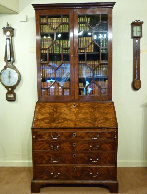 Fine George III Bureau Bookcase