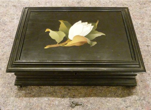 A Good Continental Jewellery or Deed Box