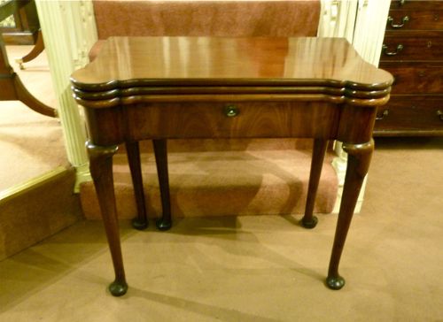 fig 1. A REMARKABLE GEORGE II METAMORPHIC GAMES TABLE