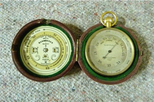 Pocket Barometer & Altimeter by Negretti & Zambra
