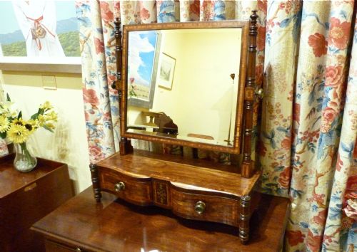Good Regency Rosewood Dressing Mirror