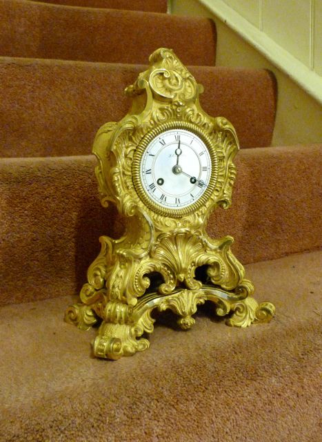 fig 1. A FINE FRENCH ORMOLU MANTEL CLOCK