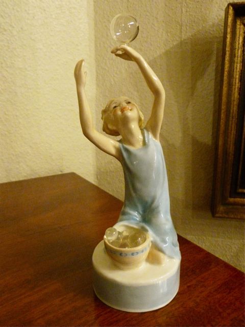 Royal Worcester Figure: "Bubbles".