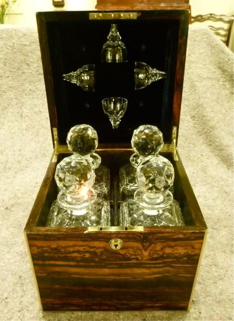 Most Impressive Coromandel Decanter Box