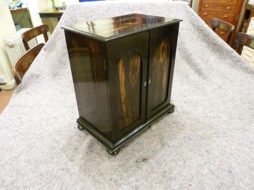 English Lady's Coromandel  Jewellery Cabinet