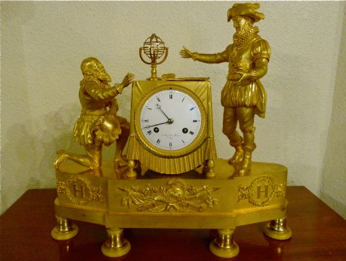 A Stunning French Ormolu Mantel Clock