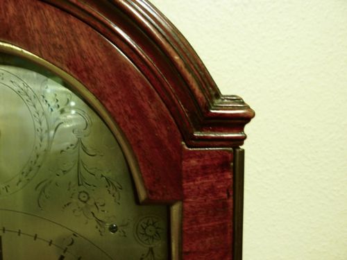 fig 2. SMALL LATE 18th CENTURY MAHOGANY BRACKET CLOCK
