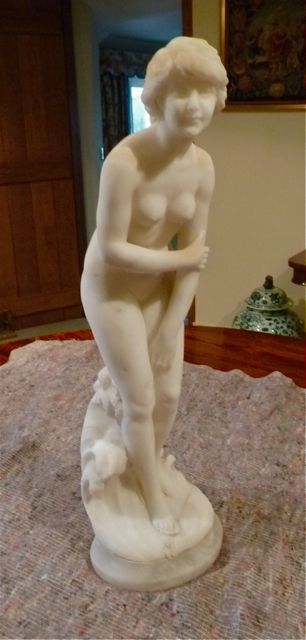 A Charming Italian (?) Marble Sculpture