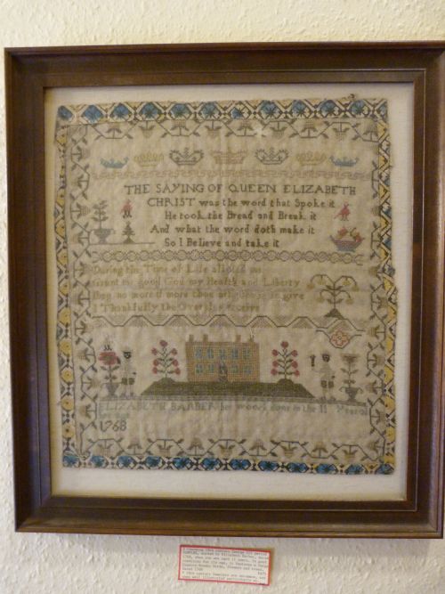 A Good 18th Century Silk Sampler