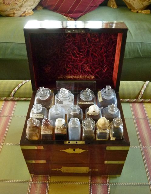 A Very Good Fitted Apothecary's Chest