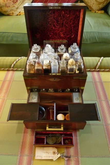 fig 1. A VERY GOOD FITTED APOTHECARY'S CHEST