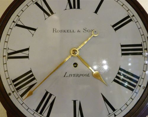 fig 1. A VERY GOOD LIVERPOOL WALL CLOCK