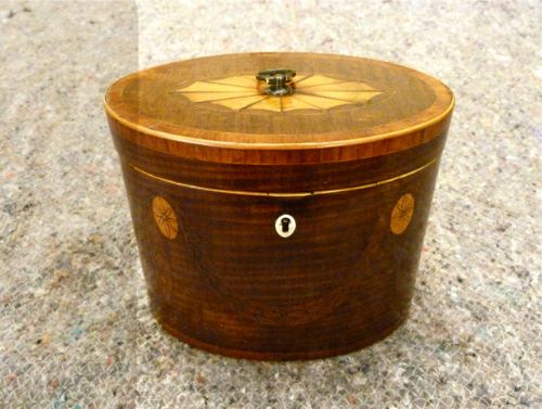 George III Oval Tea Caddy