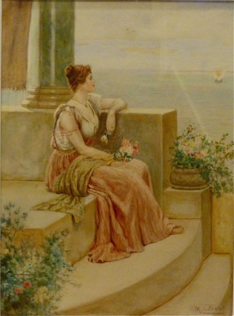 fig 1. PAIR OF WATERCOLOURS by MARY GOW