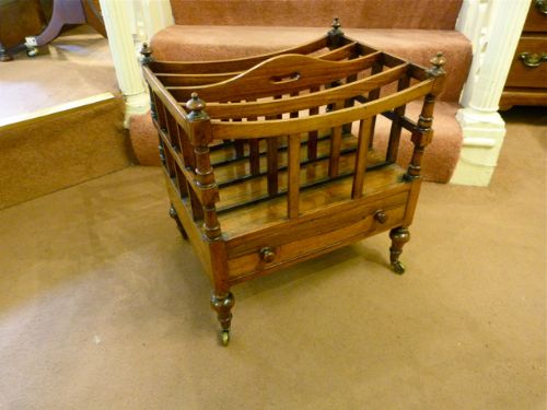Early 19the Century Rosewood Canterbury