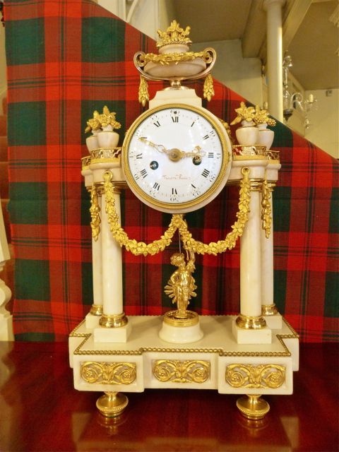 A Most Impressive French Marble & Ormolu Mantle Clock