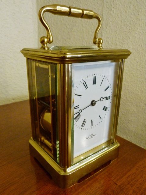 A Good French Striking Carriage Clock