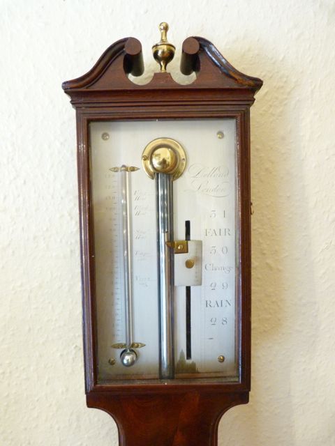 fig 1. GOOD STICK BAROMETER BY DOLLAND, LONDON.
