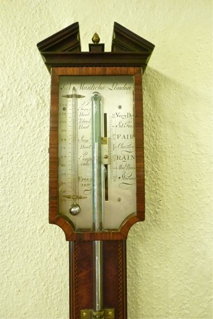 fig 1. A GOOD GEORGE III STICK BAROMETER