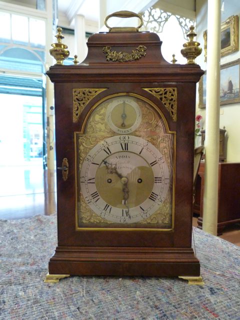 fig 1. A GORGEOUS 18th CENTURY LONDON BRACKET CLOCK