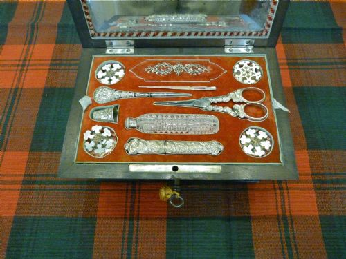 An Original Fitted "Palais Royale" Sewing Box