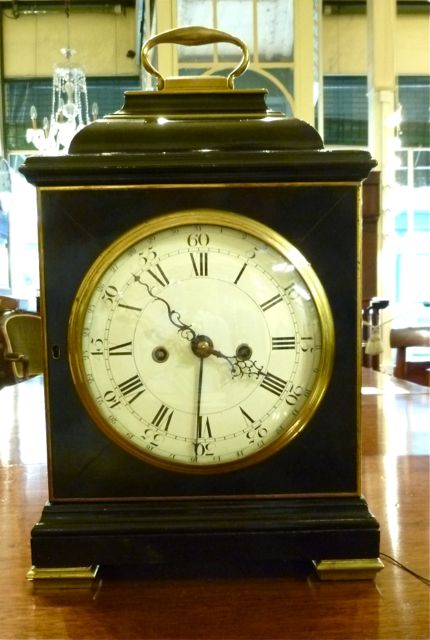 A Charming Small 18th Century Verge Bracket Clock