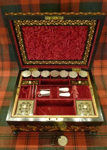 Tunbridge-ware Fitted Sewing Box