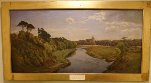 Charming English Landscape Oil Painting
