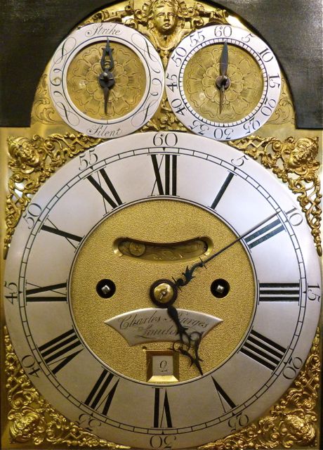 fig 2. GOOD 18th CENTURY QUARTER REPEATING BRACKET CLOCK