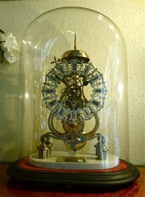 Mid-victorian 8-Day Skeleton Clock