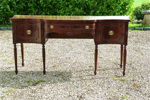 An Impressive Large Mahogany Sideboard