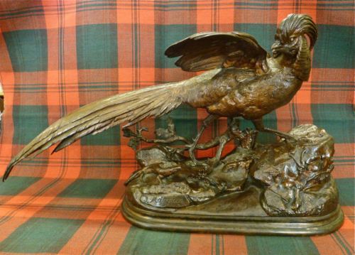 Large Bronze Pheasant by Jules Moigniez
