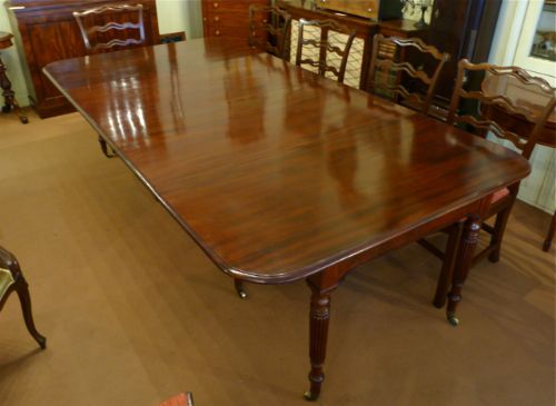 A Large "Gillows" Mahogany Dining Table