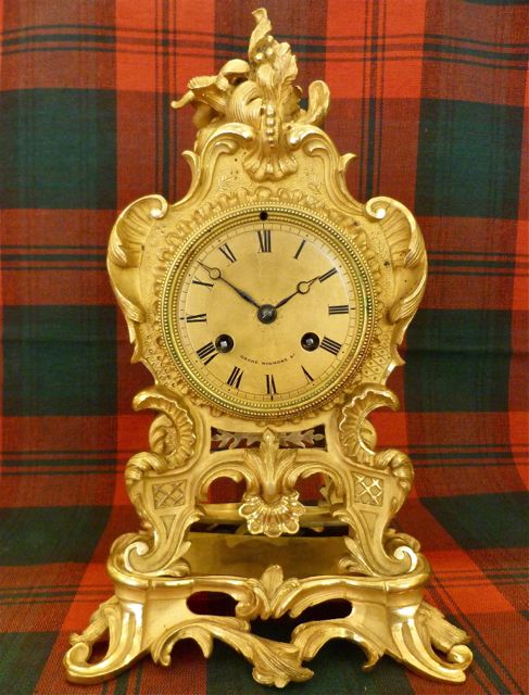 A Fine French Ormolu Mantle Clock