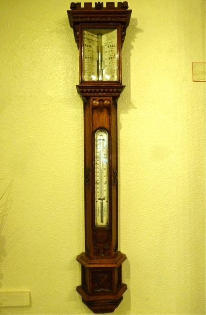A Remarkable "Pugin" Style Stick Barometer