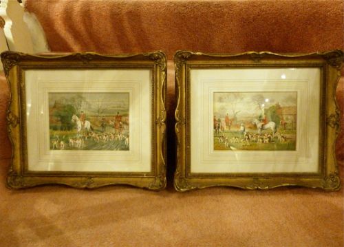 A Charming Pair of Watercolours