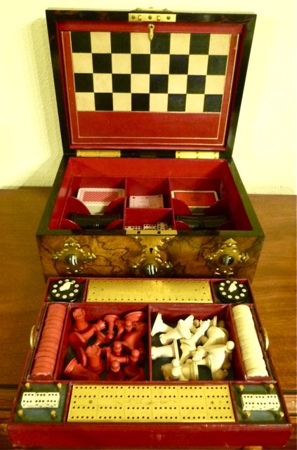 fig 1. A VERY FINE VICTORIAN GAMES COMPENDIUM