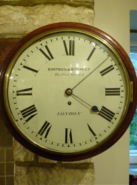A Good 8-Day Fusee Wall Clock