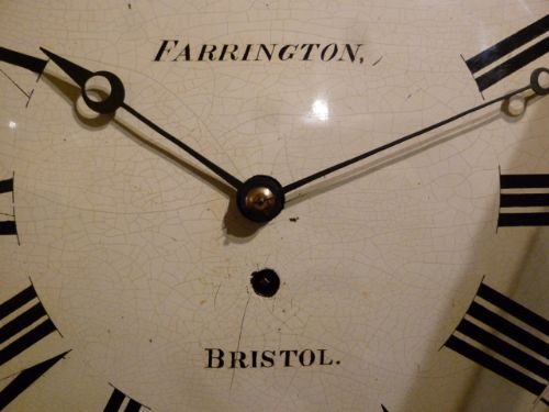 fig 1. FINE ORIGINAL DROP-DIAL WALL CLOCK